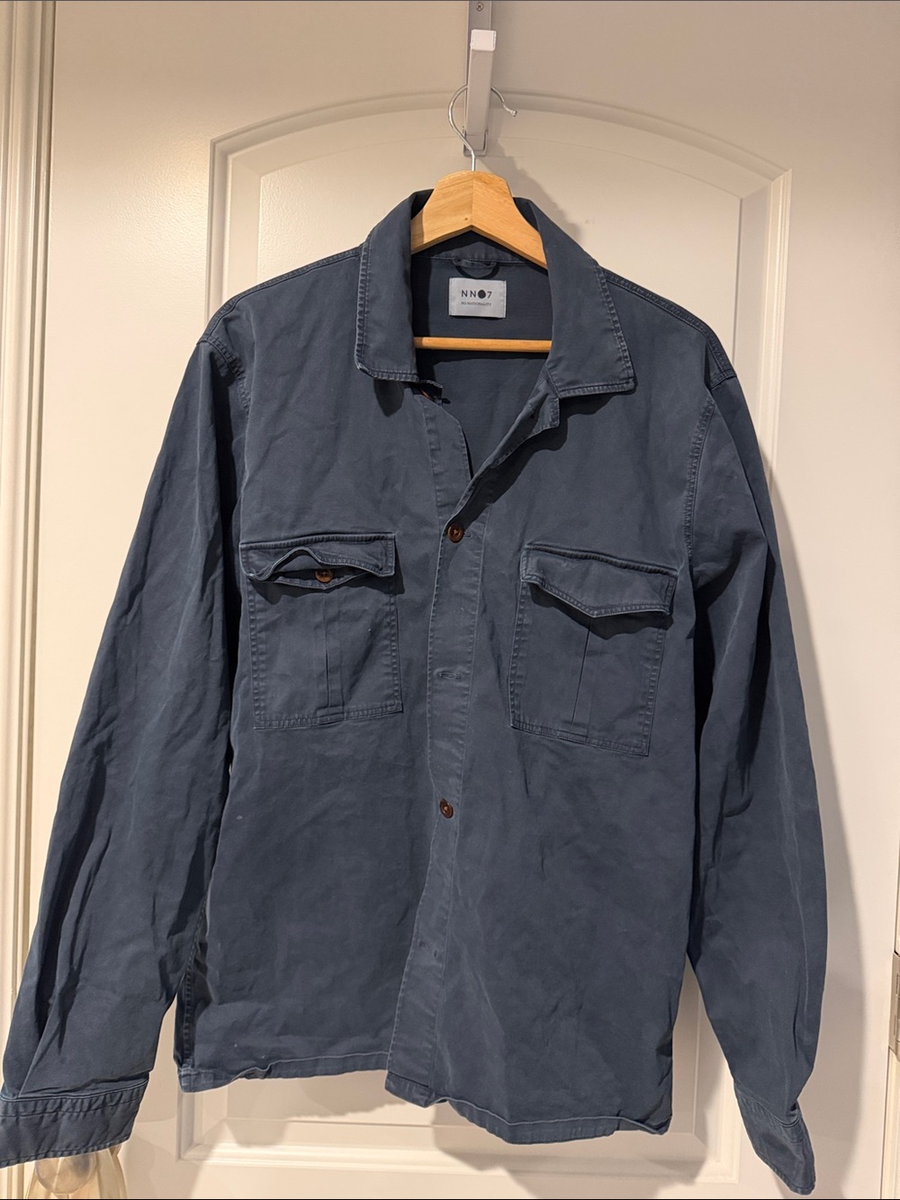 Nn. 07 Berner Overshirt Blue